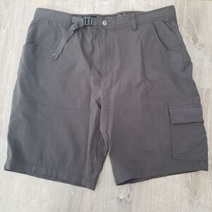 Gerry Men's Outdoor Hiking Quick-Dry Cargo Dark Grey Shorts Size 40 9" Inseam
